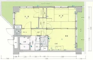 フォルム国府【3階】の間取り