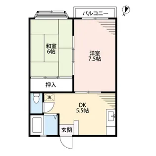 アークハイツII【2階】の間取り