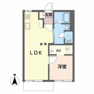 ハリープラザ三陽 I棟【1階】の間取り