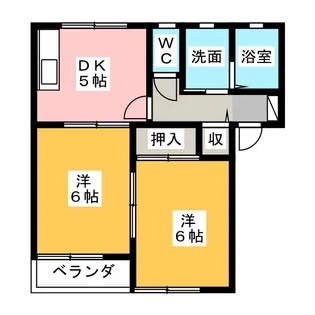 グランシャリオ【1階】の間取り