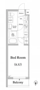 アクサス明大前【3階】の間取り