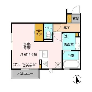 プランタン【2階】の間取り
