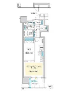 スカイプラザ・ユーカリが丘 ゲートフロント【13階】の間取り