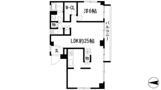 アメイズライフ宝塚【3階】の間取り