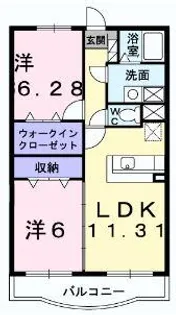 セントラル・アンフィニティC【3階】の間取り