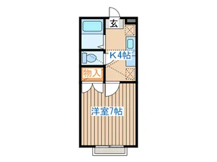 アーバン泉崎【2階】の間取り