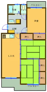 アーバンハイツ泉【3階】の間取り