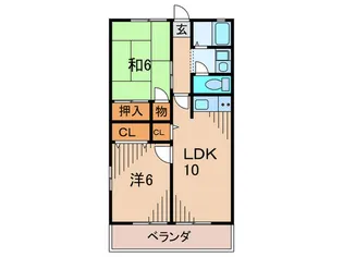 ピュア能登【2階】の間取り