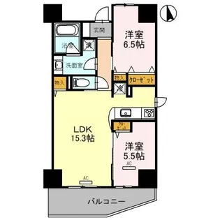 グランド ポー【2階】の間取り