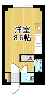 ハイツサンシャイン【1階】の間取り