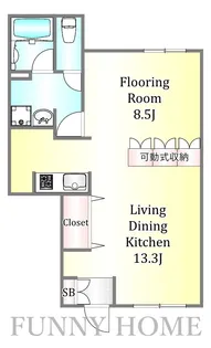 グリーンヒルズ深沢【1階】の間取り
