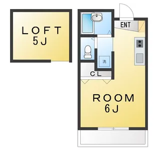 メゾン中原【1階】の間取り