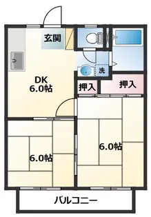 サンロード【1階】の間取り