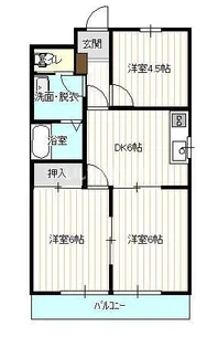 KIマンション【3階】の間取り