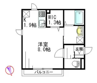カーサ白金台【3階】の間取り