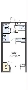 レオパレスおかのごうII【1階】の間取り