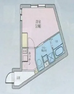 Reberty五反野I【3階】の間取り