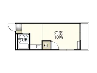 グリーンハイツ草津II【4階】の間取り