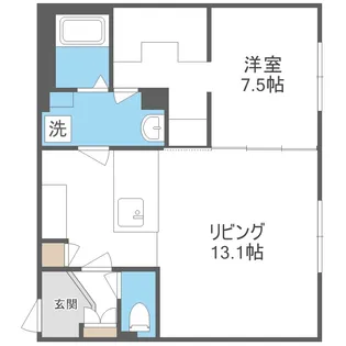 RESIDENCE SAPPORO T9【2階】の間取り