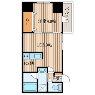 アイビーパレス52【5階】の間取り