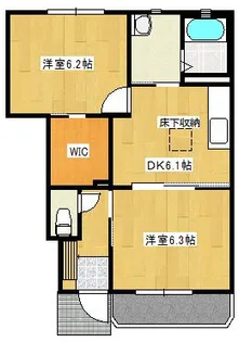 フィオーレ弐番館 B【1階】の間取り