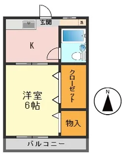 サンホーリハイツ【3階】の間取り