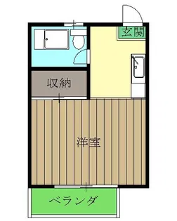 ホワイトハイム【1階】の間取り