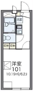 レオパレスKumasaka【2階】の間取り