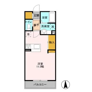 クイーンズコート【3階】の間取り