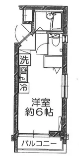 ヒルサイド大崎【3階】の間取り