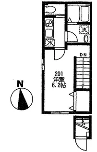 フィカーサ東新宿の間取り