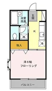 東京都武蔵野市境南町4【アパート】の間取り