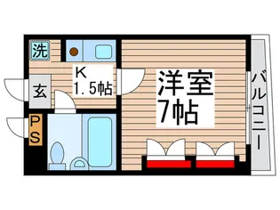 グランドパレス末広【3階】の間取り