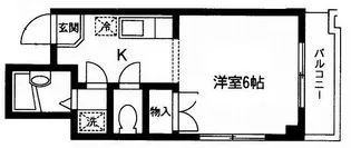 トライファースト日高【4階】の間取り