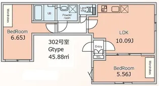 ALERO BASE Sasazuka South【3階】の間取り