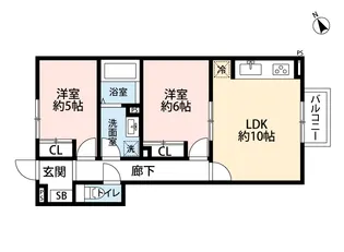 プライム世田谷【2階】の間取り