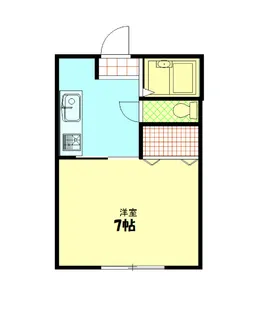 ハーベスト湘南山手【1階】の間取り
