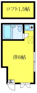 スカイコーポ【1階】の間取り