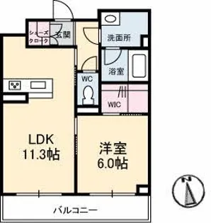 Massimo Felice【3階】の間取り
