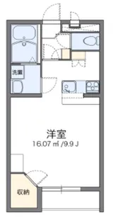 レオパレスウイローリバー【2階】の間取り