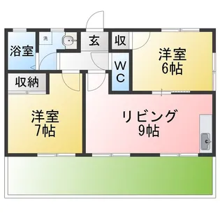 グランシャリオ【1階】の間取り