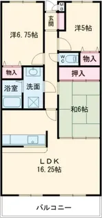 サンロイヤル加古川リバージュIV号館【3階】の間取り