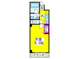 プレシャスYM【1階】の間取り