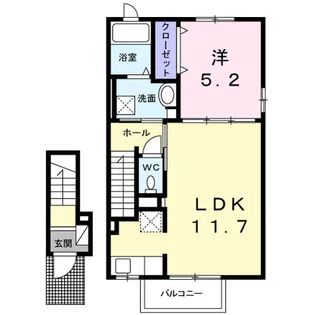 モントレゾール【2階】の間取り