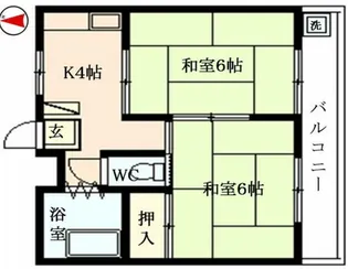わかばハイツ【3階】の間取り