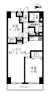 グランツ海老名【4階】の間取り