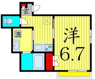 ヘーベルメゾン北綾瀬【4階】の間取り