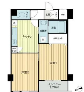 セントヒルズ落合【2階】の間取り