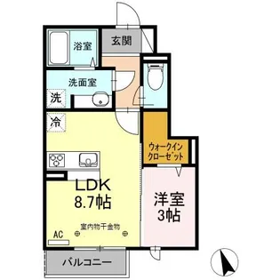 Elvita【1階】の間取り