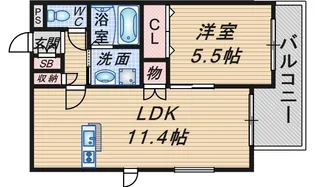 Hebel Maison長興寺【1階】の間取り